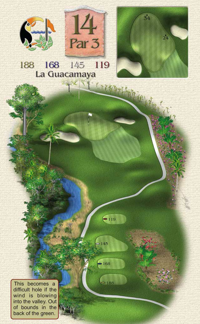 La Iguana Golf Course - Hole 14